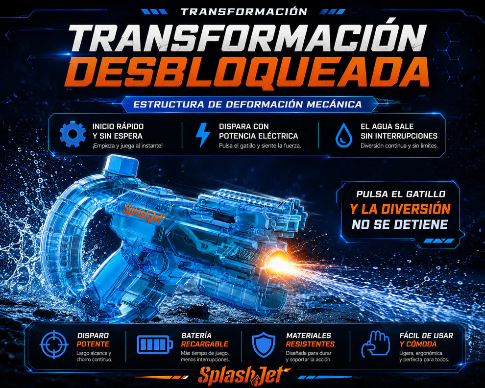 SplashJet Automatic Water Gun